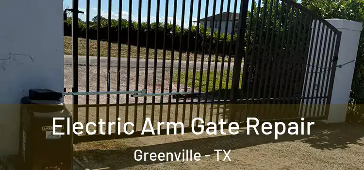 Electric Arm Gate Repair Greenville - TX