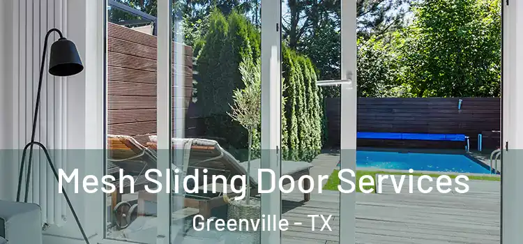 Mesh Sliding Door Services Greenville - TX